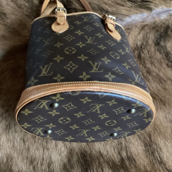 Authentic Vintage Petit Bucket Bag PM Monogram Louis Vuitton - Picture 3 of 14